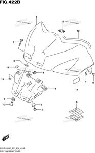 Нажмите для увеличения Fuel Tank Front Cover (Ykv,Yvz)