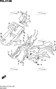 Rear Fender (Gsx-R1000l7 E28)