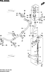 Нажмите для увеличения Rear Master Cylinder (Gsx-R1000l7 E03)