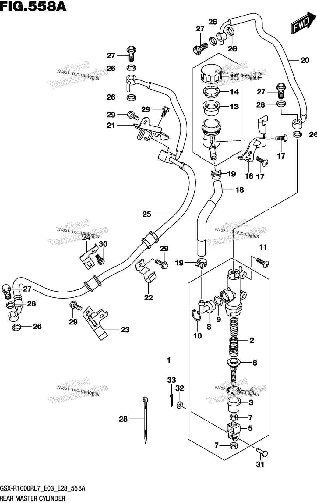 Rear Master Cylinder