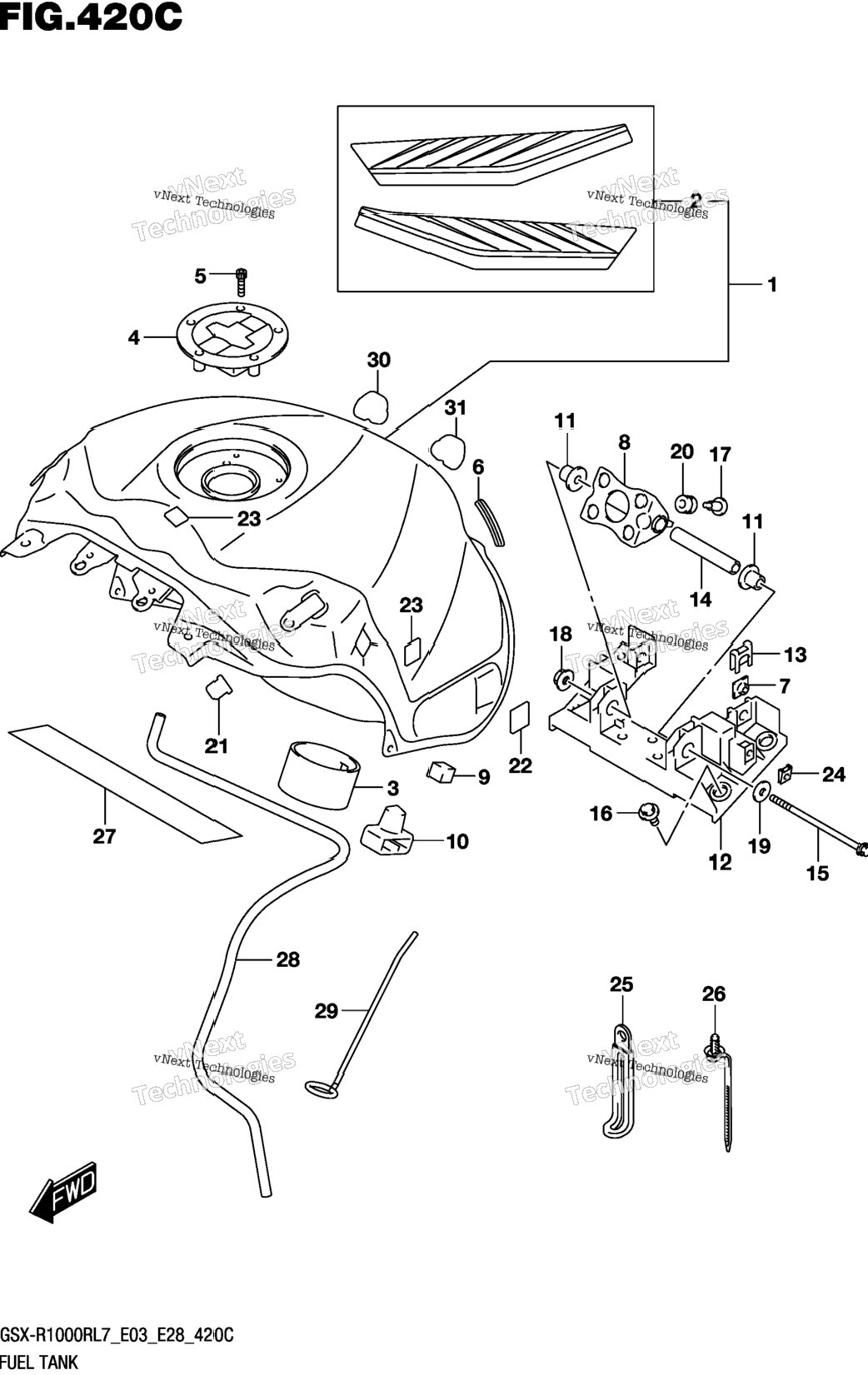 Fuel Tank (Gsx-R1000rl7 E33)