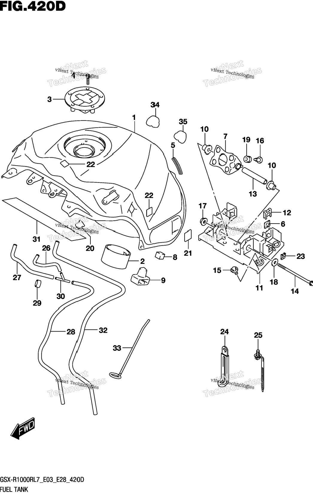 Fuel Tank (Gsx-R1000rzl7 E03)