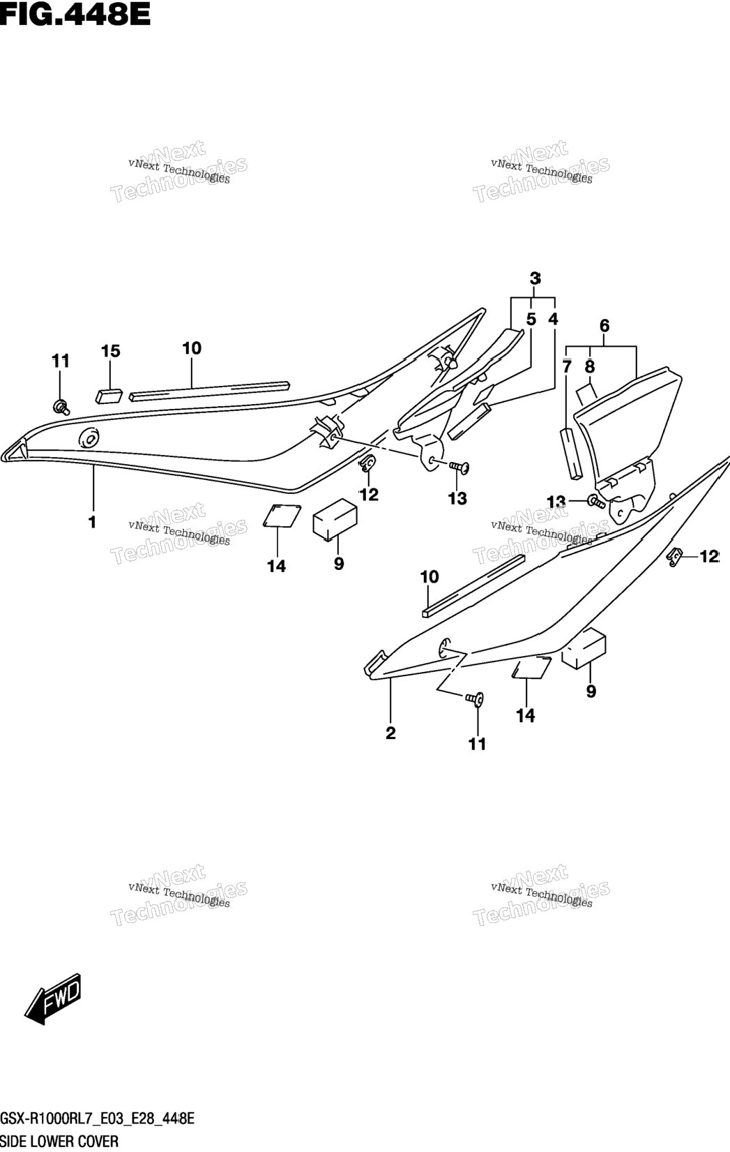 Side Lower Cover (Gsx-R1000rzl7 E28)