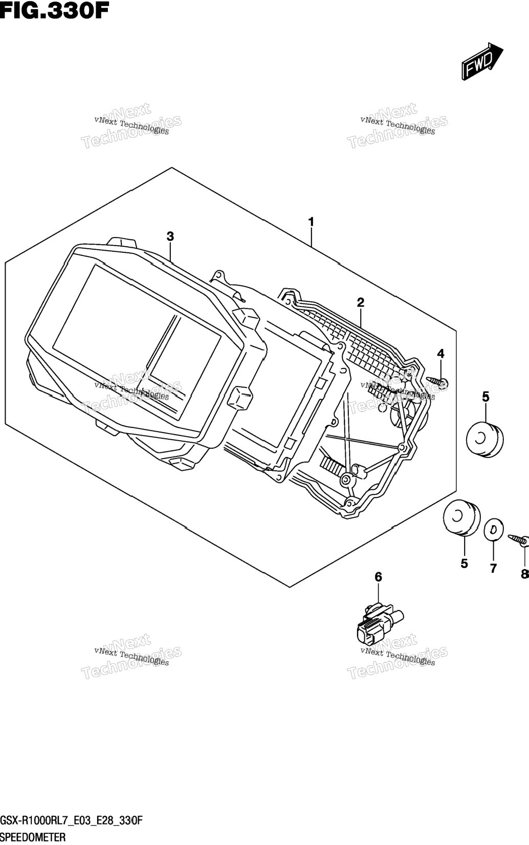 Speedometer (Gsx-R1000rzl7 E33)