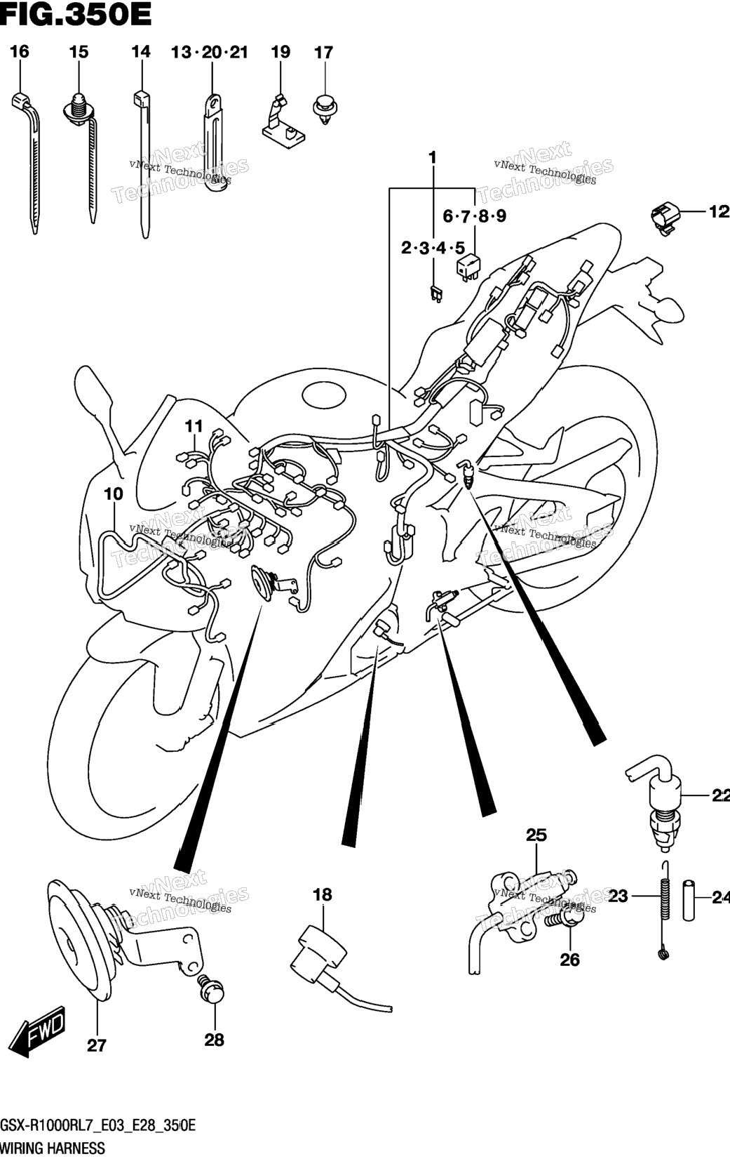 Wiring Harness (Gsx-R1000rzl7 E28)
