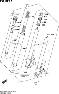 Нажмите для увеличения Front Fork Damper (Gsx-R1000rzl7 E03)