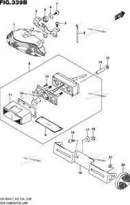 Нажмите для увеличения Rear Combination Lamp (Gsx-R600l7 E28)