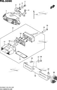 Нажмите для увеличения Rear Combination Lamp (Gsx-R600l7 E33)