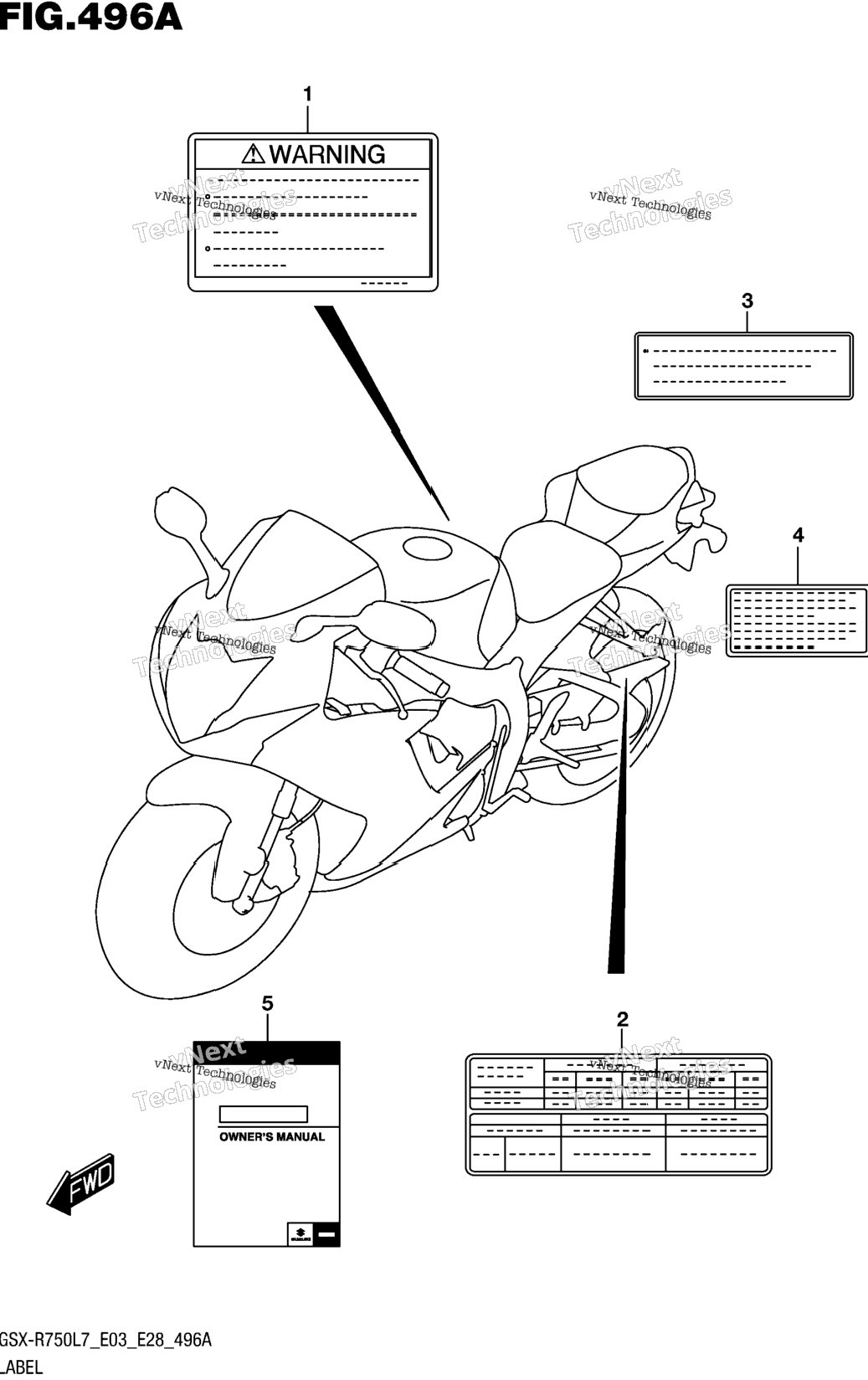 Label (Gsx-R750l7 E03)