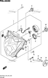 Headlamp (Gsx-R750l7 E33)