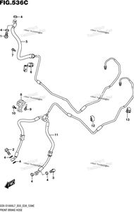 Нажмите для увеличения Front Brake Hose (Gsx-S1000al7 E28)