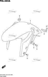 Front Fender (Gsx-S1000l7 E33)