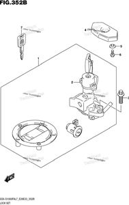 Нажмите для увеличения Lock Set (Gsx-S1000fal7 E33)