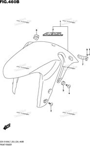 Front Fender (Gsx-S1000al7 E03)