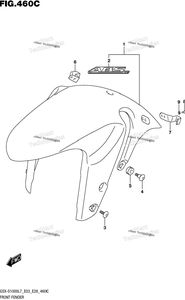 Front Fender (Gsx-S1000al7 E28)