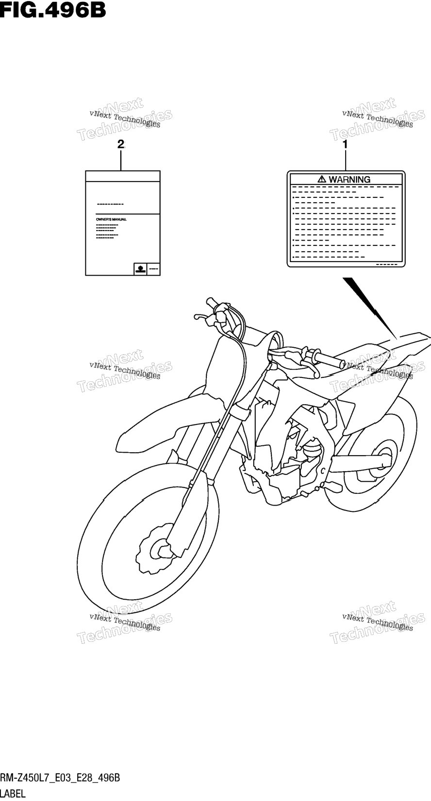 Label (Rm-Z450l7 E28)