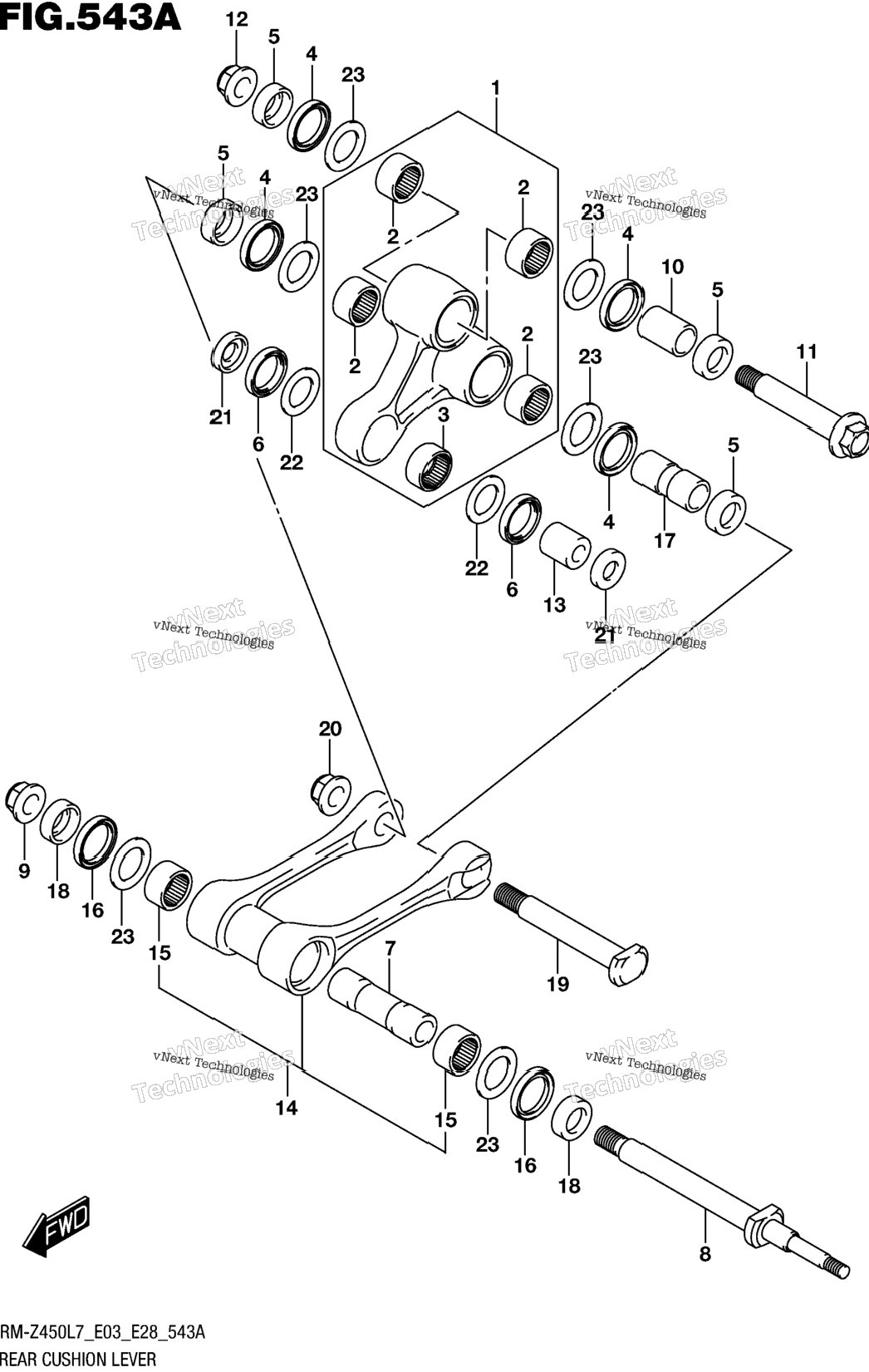 Rear Cushion Lever