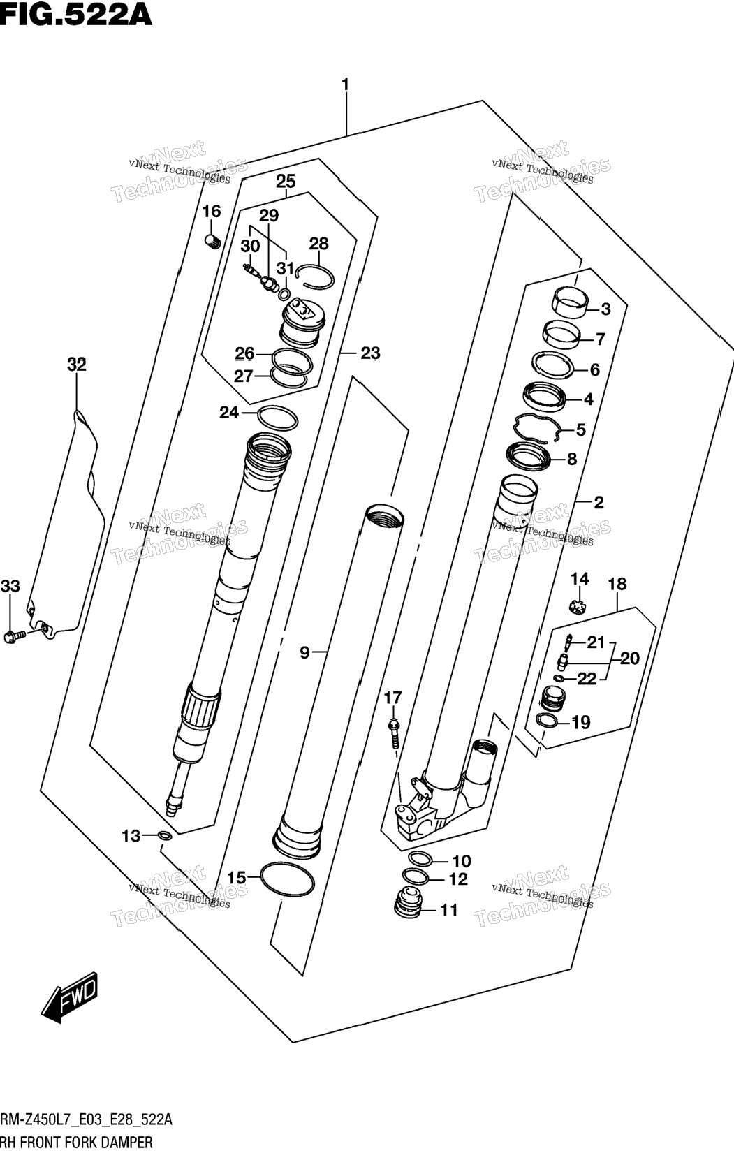 Rh Front Fork Damper