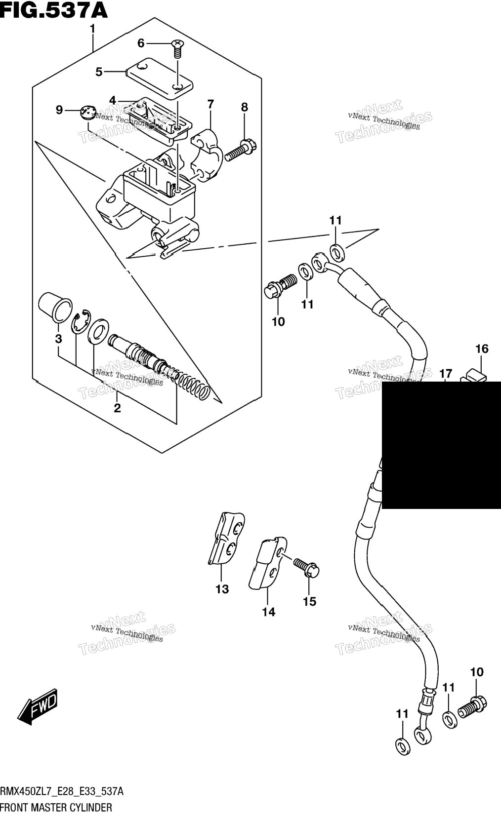 Front Master Cylinder