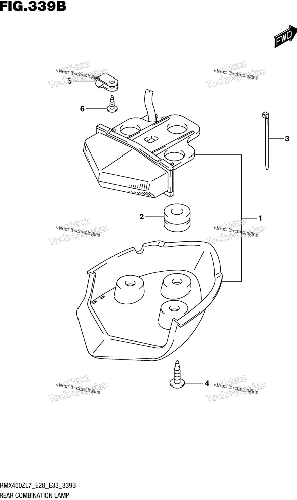 Rear Combination Lamp (Rmx450zl7 E33)