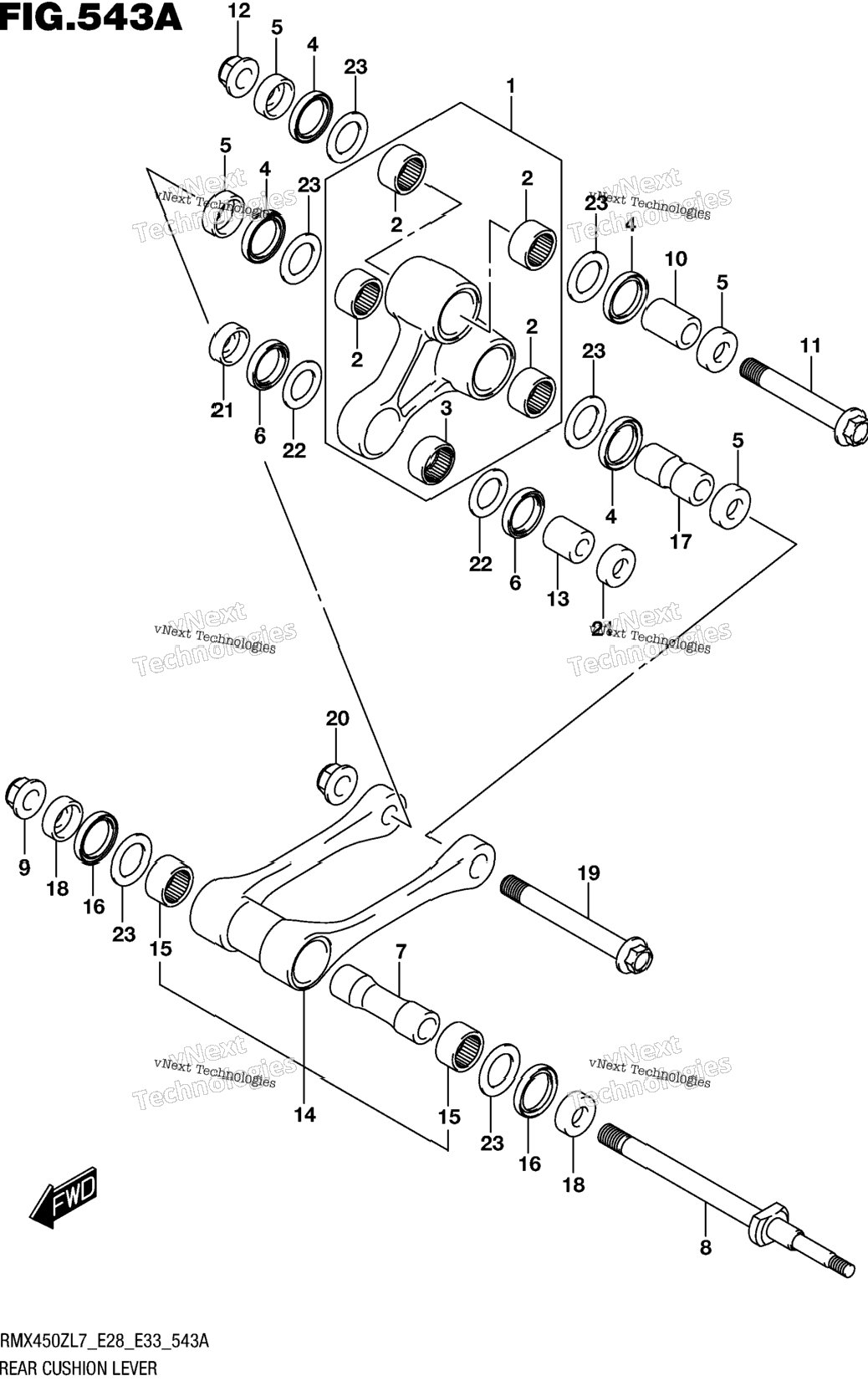Rear Cushion Lever