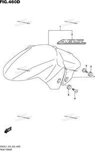Front Fender (Sv650al7 E33)