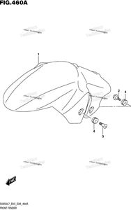 Front Fender (Sv650l7 E03)