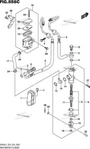 Нажмите для увеличения Rear Master Cylinder (Sv650al7 E28)