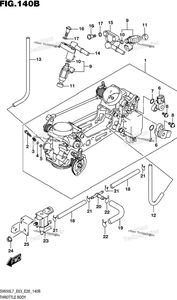 Нажмите для увеличения Throttle Body (Sv650l7 E33)