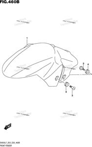 Front Fender (Sv650l7 E33)