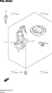 Нажмите для увеличения Lock Set (Sv650al7 E28)