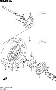 Rear Wheel (Sv650l7 E03)