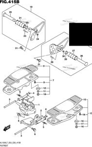 Нажмите для увеличения Footrest (Vl1500bl7 E28)
