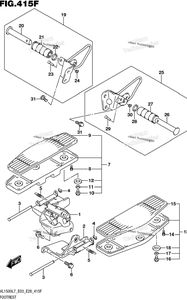 Нажмите для увеличения Footrest (Vl1500tl7 E28)
