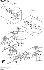 Нажмите для увеличения Footrest (Vl1500tl7 E33)