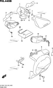 Нажмите для увеличения Frame Cover (Vl1500bl7 E28)