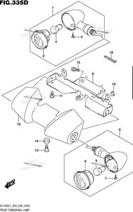 Нажмите для увеличения Front Turnsignal Lamp (Vl1500btl7 E28)