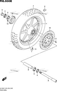 Нажмите для увеличения Front Wheel (Vl1500tl7 E03)