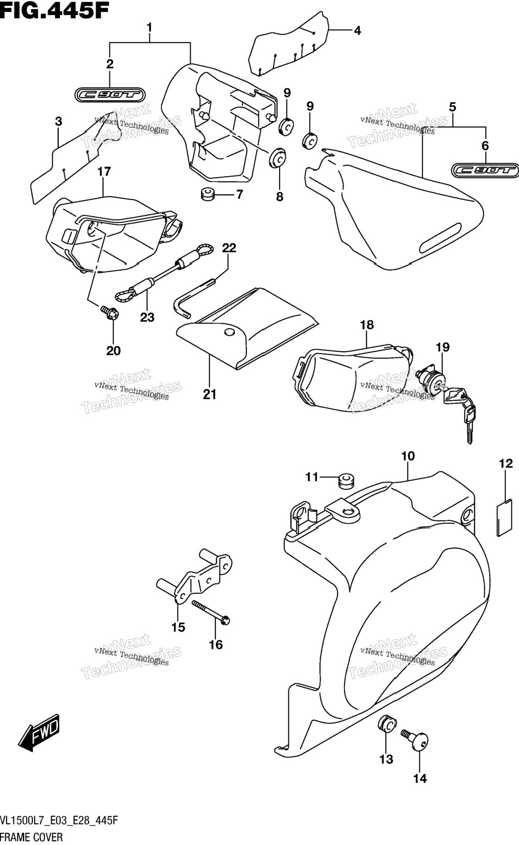 Frame Cover (Vl1500tl7 E28)