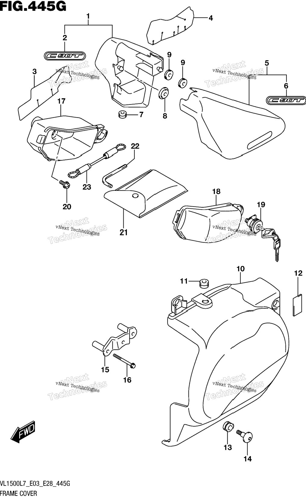 Frame Cover (Vl1500tl7 E33)