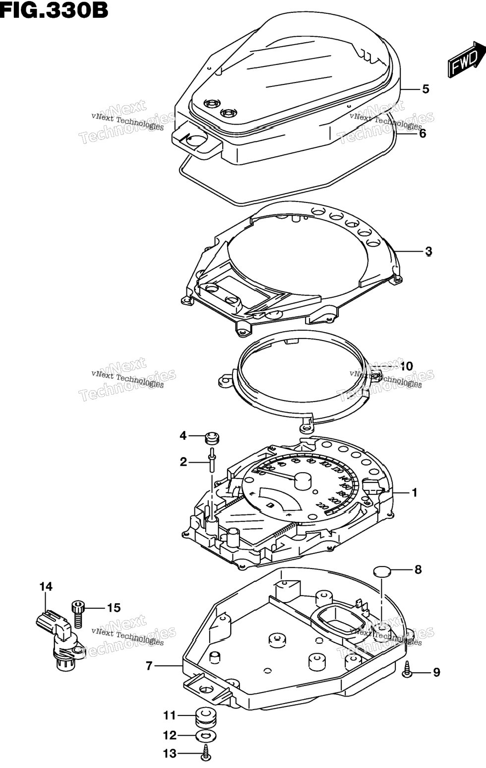 Speedometer (Vl1500bl7 E28)