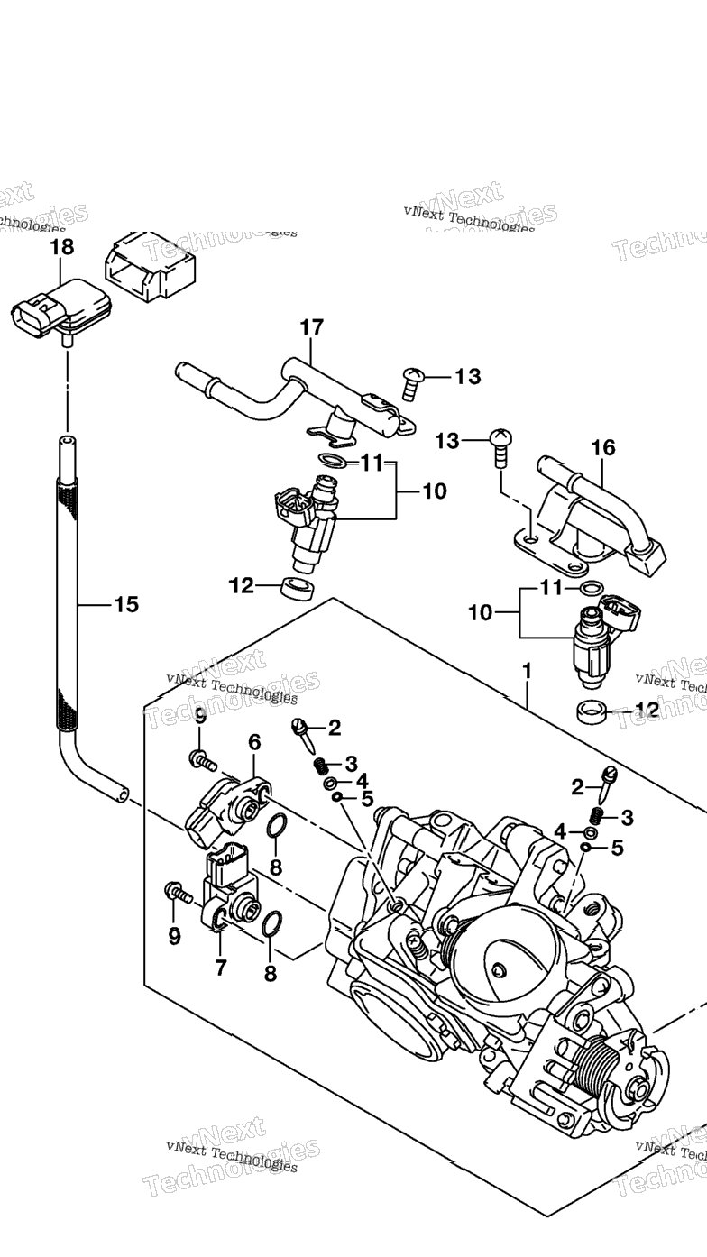 Throttle Body (Vl1500bl7 E28)