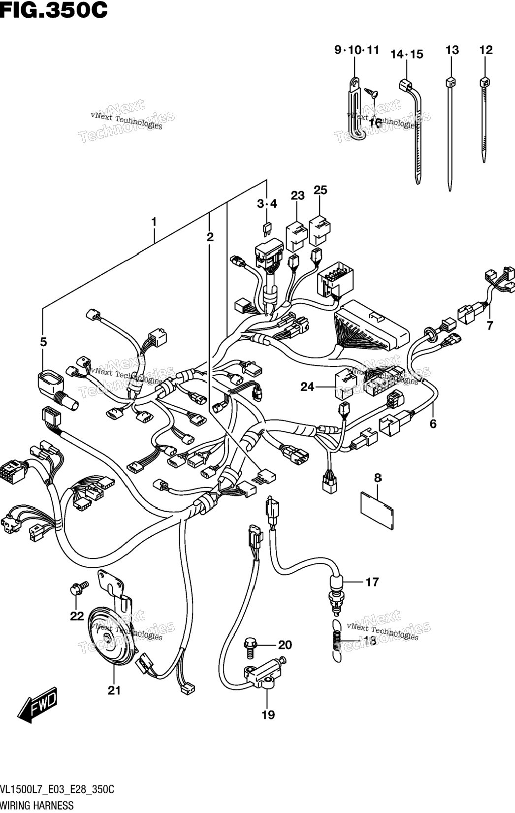 Wiring Harness (Vl1500bl7 E33)