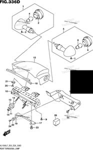 Нажмите для увеличения Rear Turnsignal Lamp (Vl1500btl7 E28)