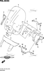 Нажмите для увеличения Windscreen (Vl1500tl7 E28)