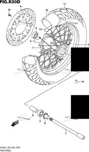 Нажмите для увеличения Front Wheel (Vl800tl7 E03)