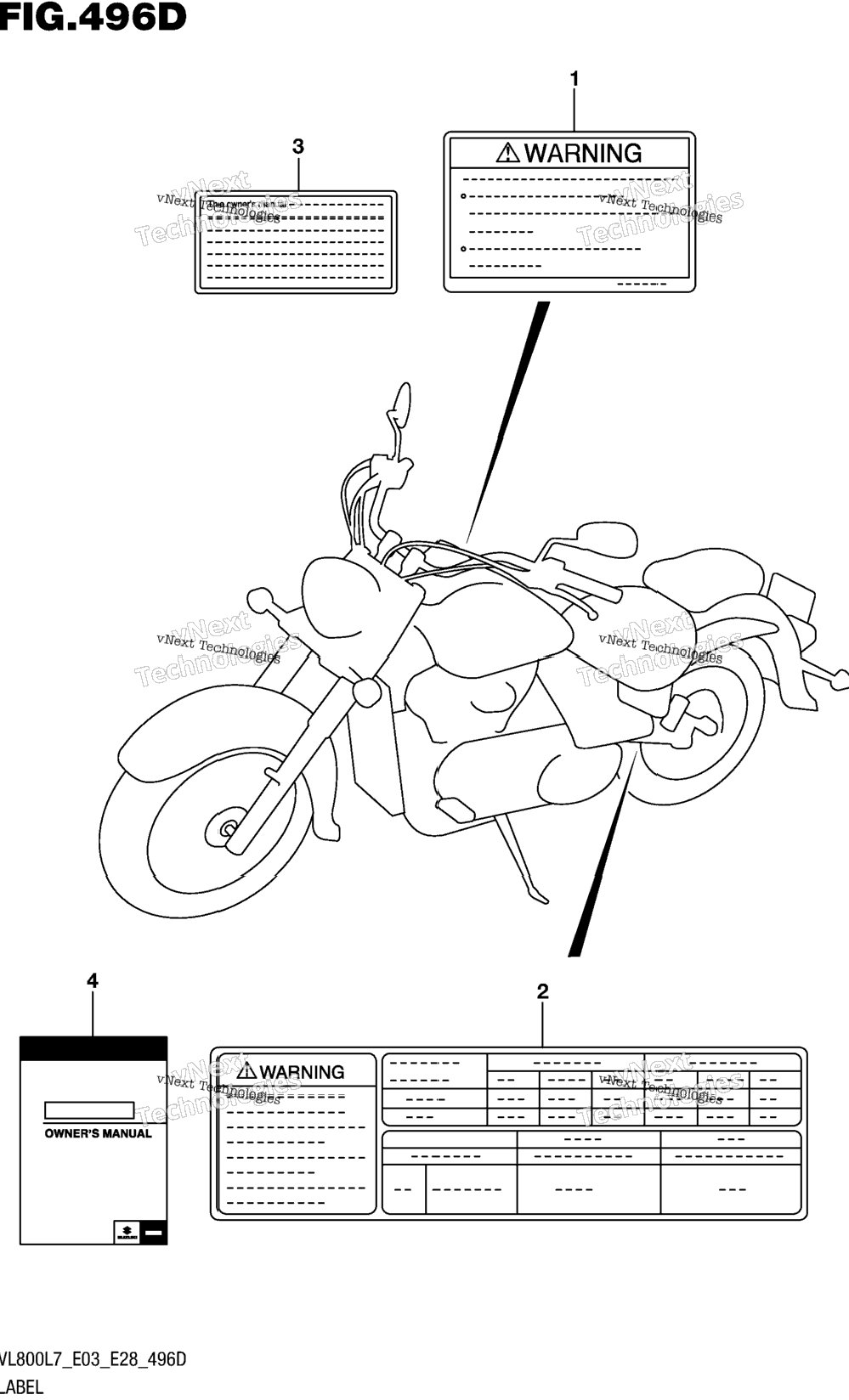 Label (Vl800tl7 E03)