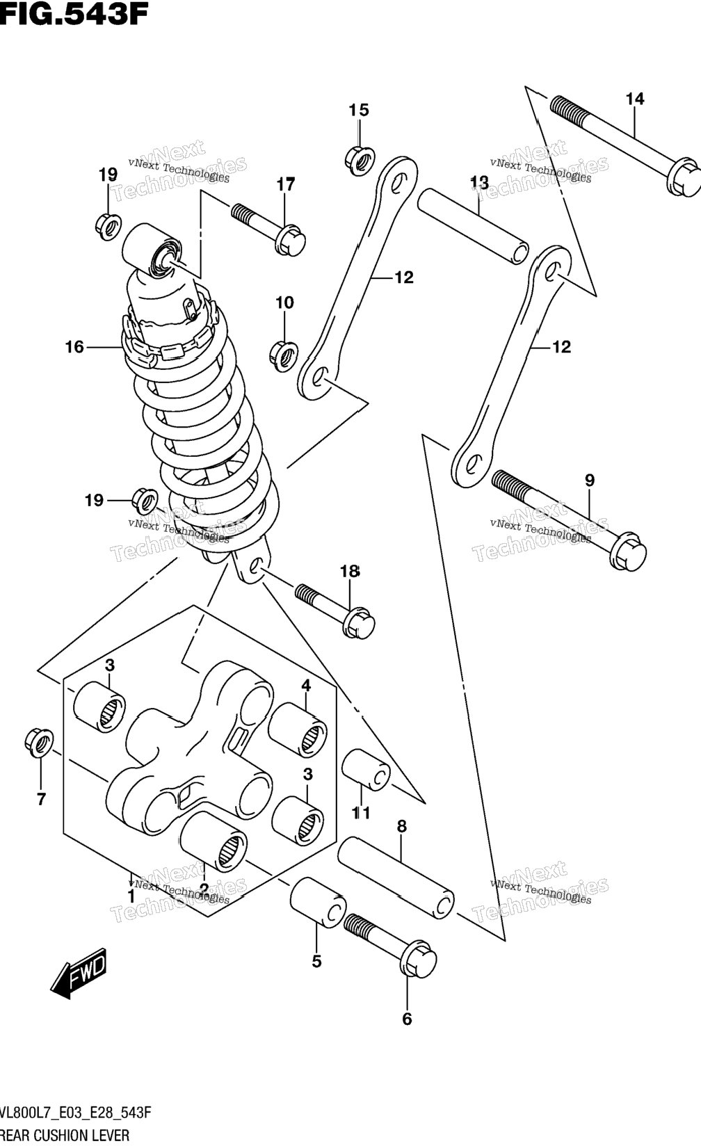 Rear Cushion Lever (Vl800tl7 E33)