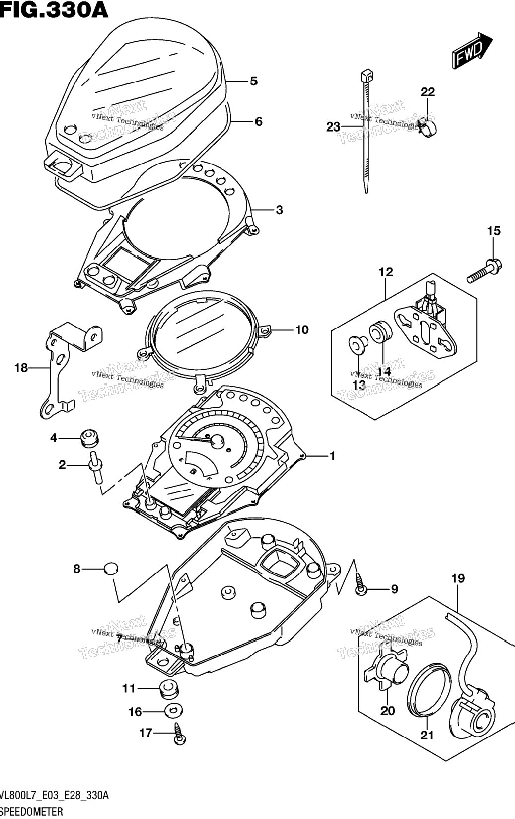 Speedometer (Vl800l7 E03)