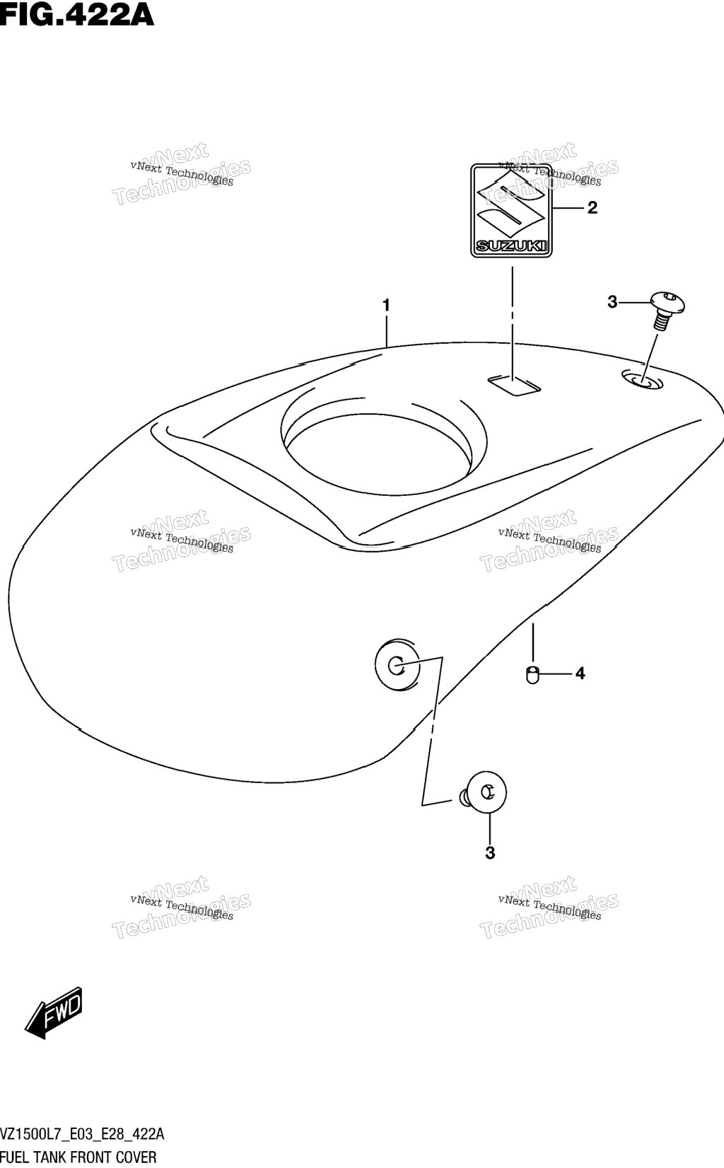Fuel Tank Front Cover